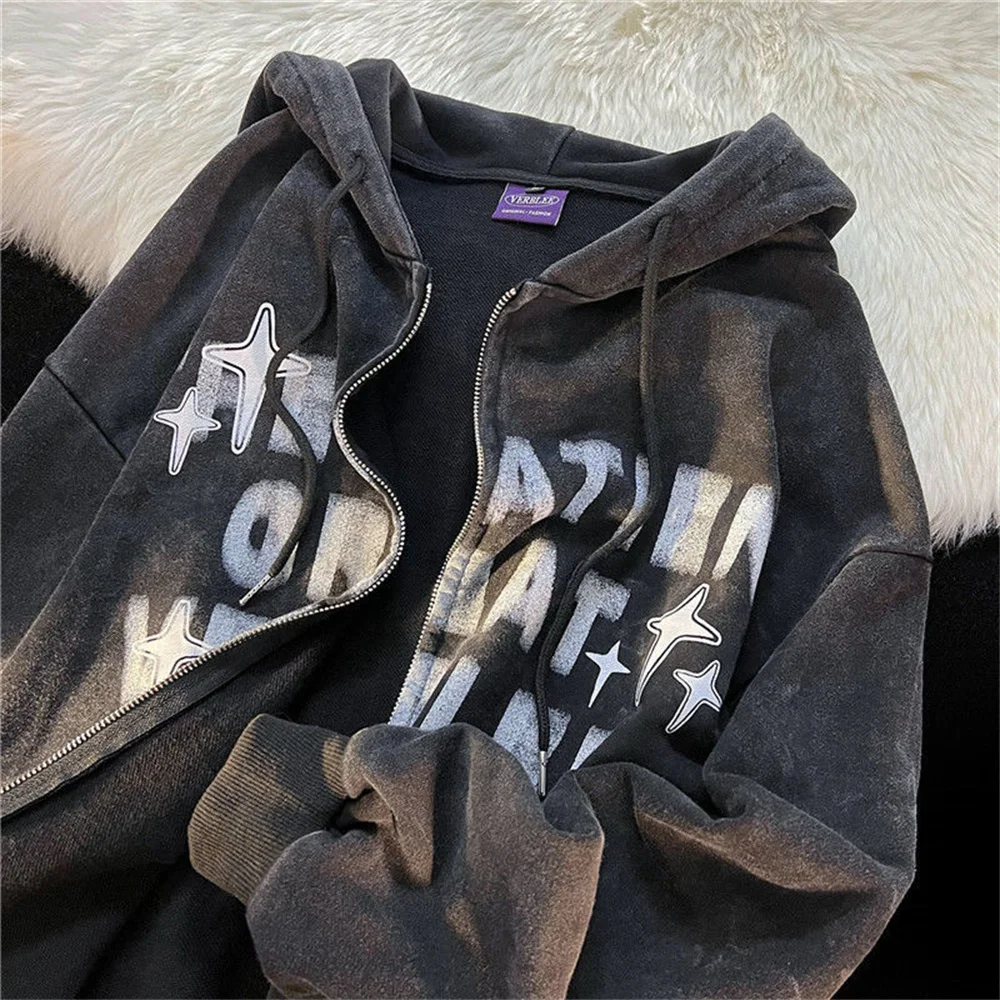 

Autumn Spring Male Boys Long Sleeves Green Blue Black Sweatshirt Loose Letter Printed Hip Hop Streetwear Clothing Men Hoodie