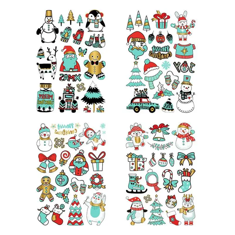 

Christmas Tattoos For Kids Christmas Stickers For Kids Children's Temporary Tattoo Toys For Christmas Birthday Parties Group