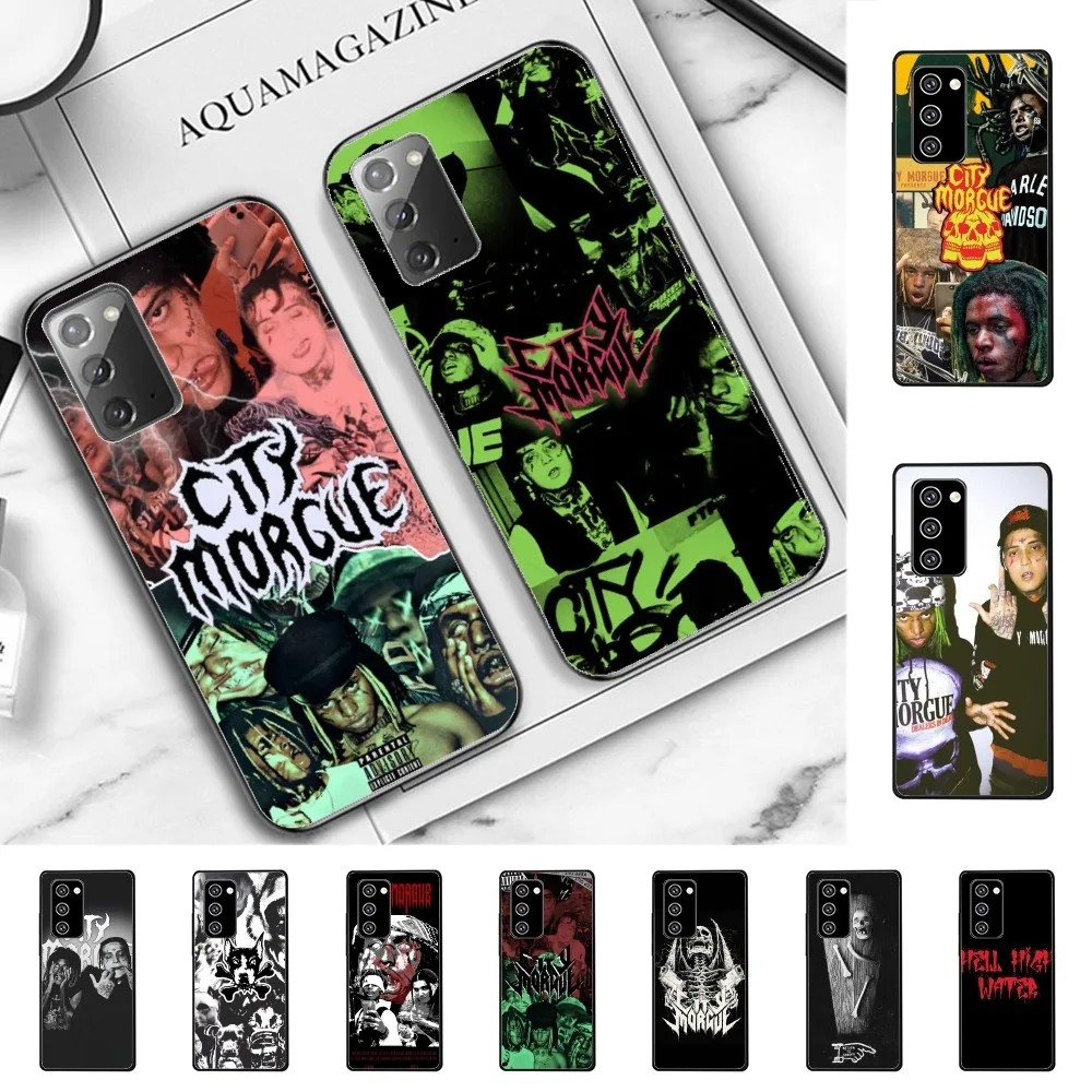 C-City Morgue Zillakami Phone Case For Samsung Note 8 9 10 20 Pro Plus Lite M 11 30 21 31 51 A 22 42 02 03