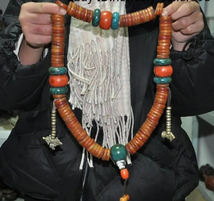 

Старая тибетская старинная бирюза, пчелиный воск, драгоценный камень, экзорцизм, амулет, ожерелье, статуя