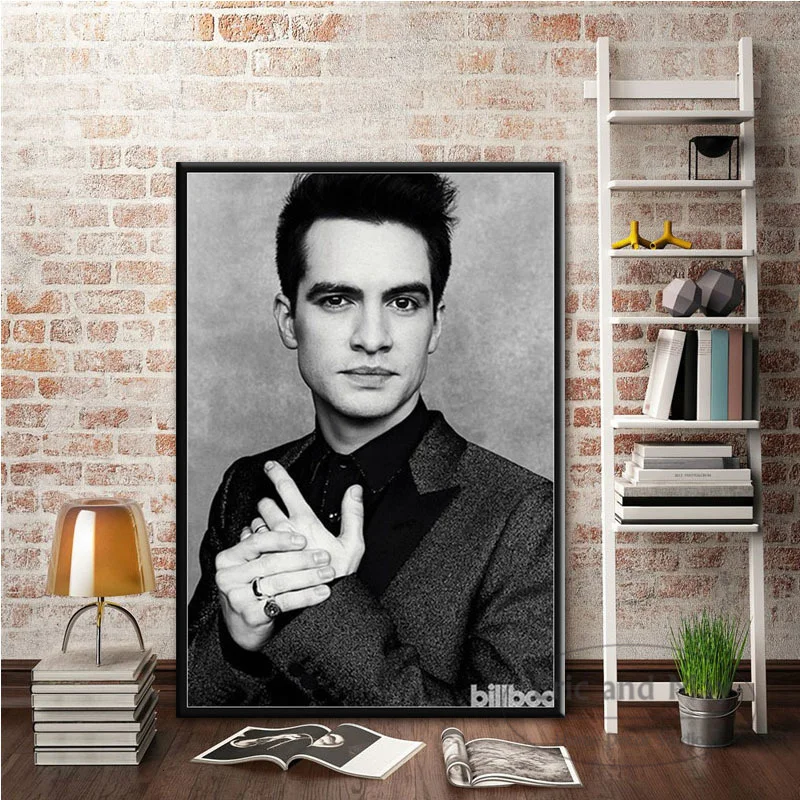 

Brendon Urie Panic At The Disco Posters And Prints Canvas Painting Pictures On The Wall Nordic Decoration Home Decor Tableau