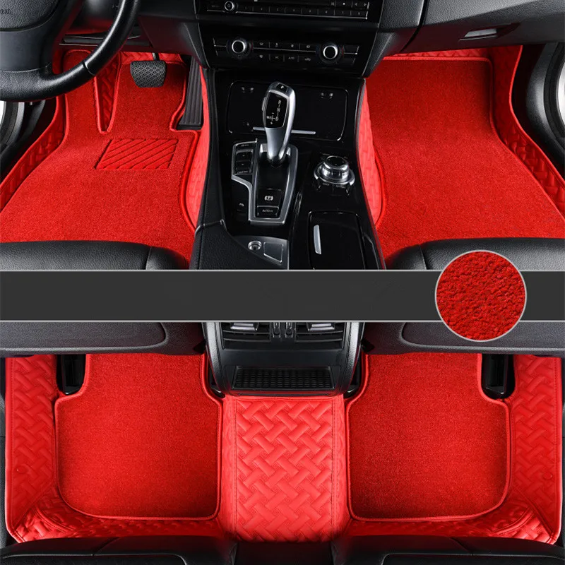

High quality! Custom special car floor mats for Audi A6 S6 C8 2023-2019 durable waterproof double layers carpets,Free shipping