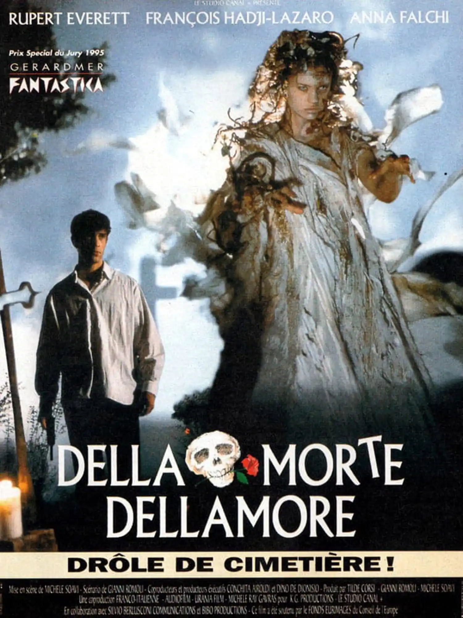 Постер Dellamorte delllove (1994) из классического фильма кладбище Шелковый плакат