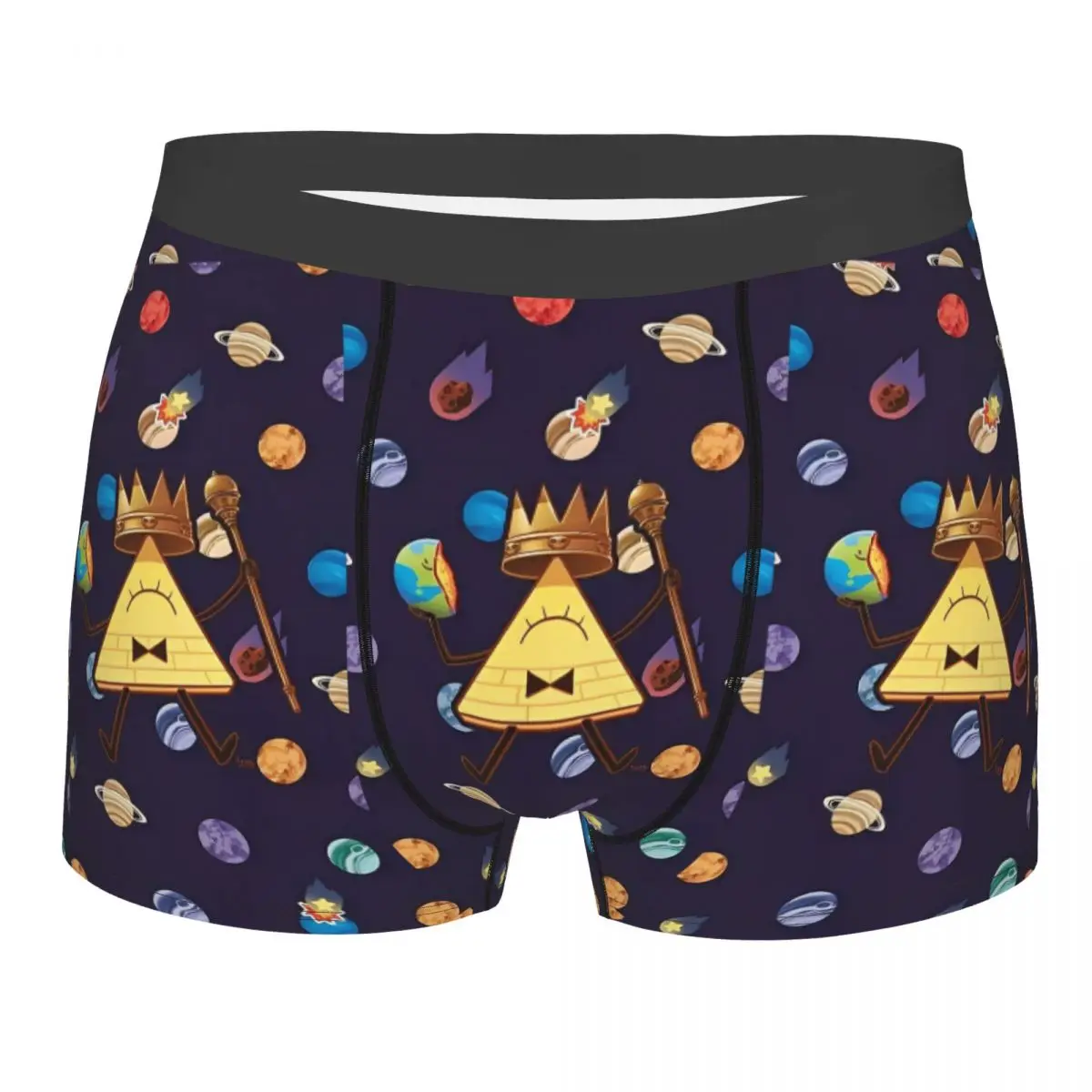 Мужские трусы-боксеры Gravity Falls Bill Cipher гладкие дышащие трусы с рисунком