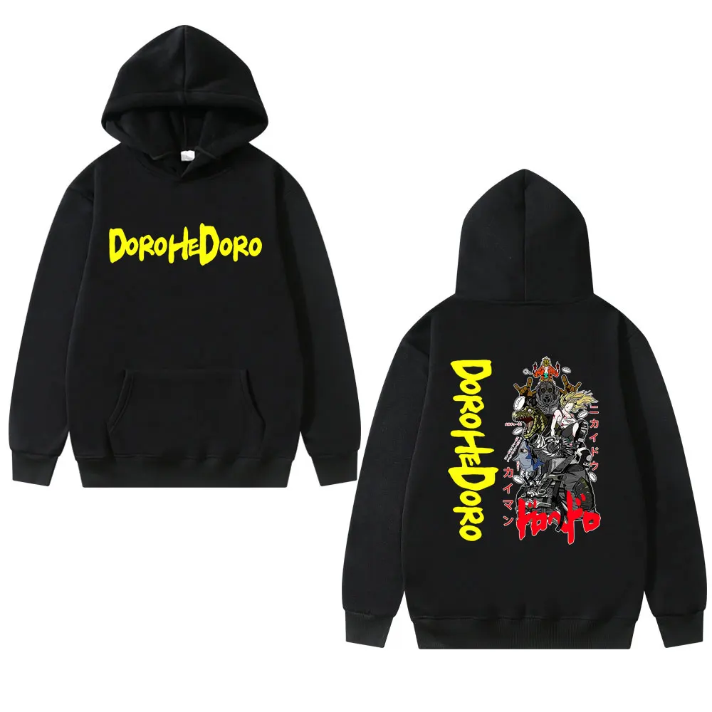 

Japanese Anime Dorohedoro Kaiman Print Graphic Hoodie Men Fleece Cotton Sweatshirt Male Hip Hop Streetwear Men's Manga Hoodies
