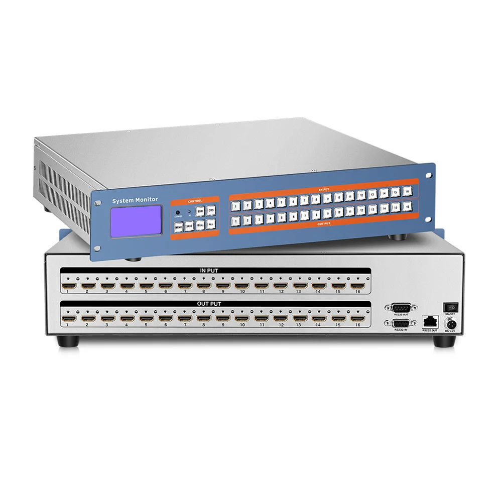 

HDMI 4K x 2K@30Hz Hdmi Matrix 16X16 Video Switch 16 in16 out Video Wall Controller