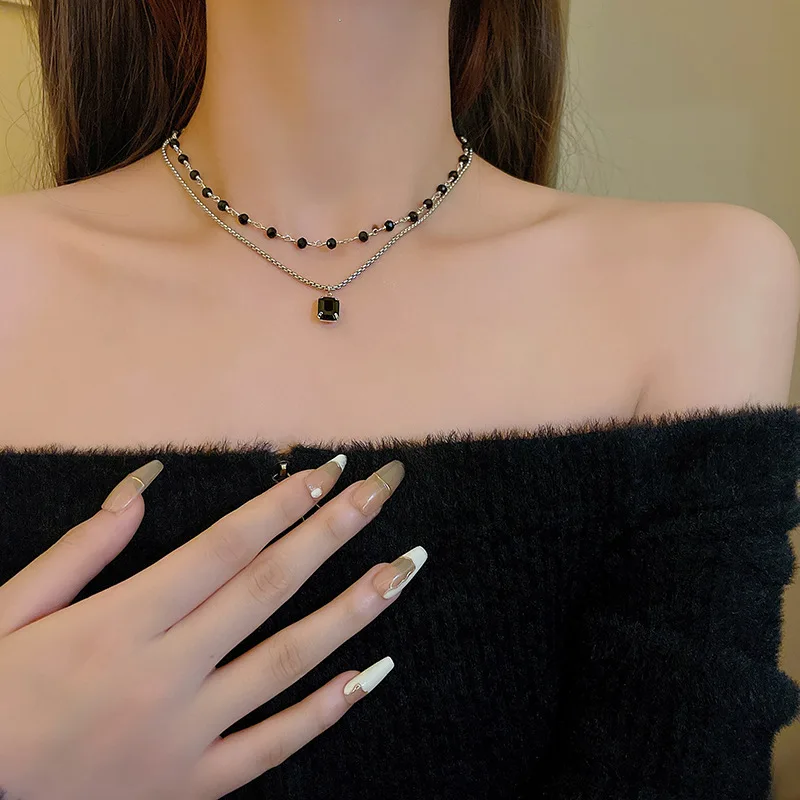 Женское колье с подвеской в виде звезды Y2K