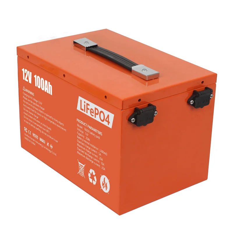 

Solar Lifepo4 12v 100ah Lithium Iron Phosphate Battery Pack