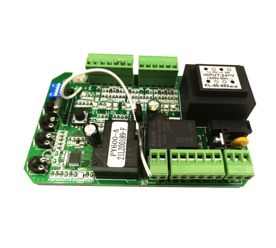 Universal version Sliding gate motor opener motherboard card Replaced circuit board 433.92Mhz rolling code remote
