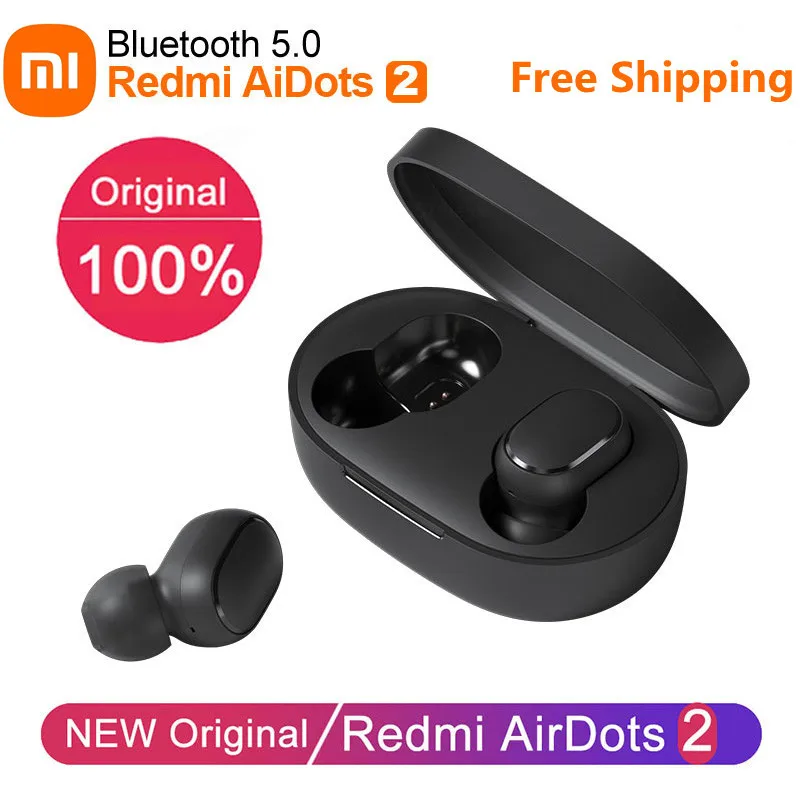 

Беспроводные наушники Xiaomi Redmi Airdots 2, TWS наушники с микрофоном, гарнитура для Redmi Airdots 2