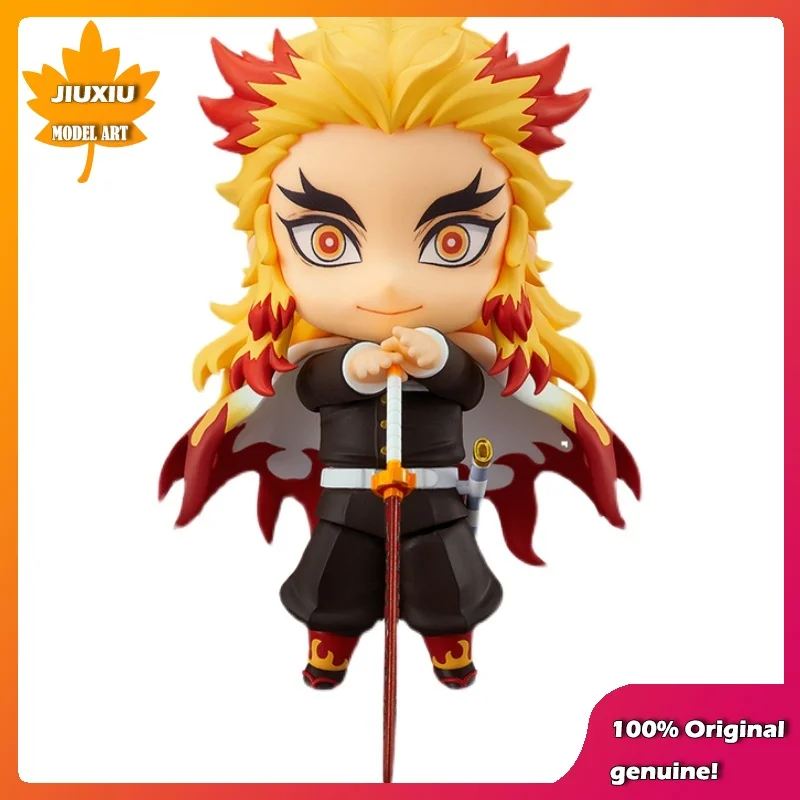 

100% оригинал: аниме рассекающий демонов Rengoku Kyoujurou Q версия фигура из ПВХ фигура аниме модель игрушки Фигурки Куклы подарок
