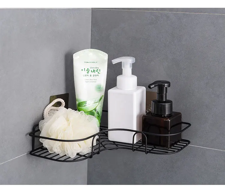 1 шт. металлический штатив стойка для хранения в ванной утолщенная угловая стойка для любви многофункциональная стойка для хранения прочная ванная комната без пробивания отверстий