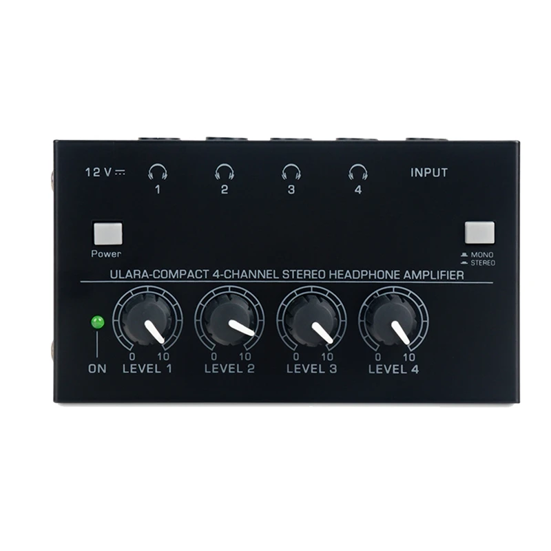 

Усилитель для наушников портативный усилитель для наушников HA400 ультра компактный 4-канальный мини аудио стерео усилитель для наушников с е...