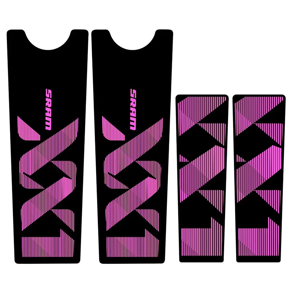 Наклейка набора из 4 штук для велосипедной шатунной системы горного велосипеда SRAM XX1 EAGLE 2018 Cycling Decals Protective Adhesive Accessories Stickers.