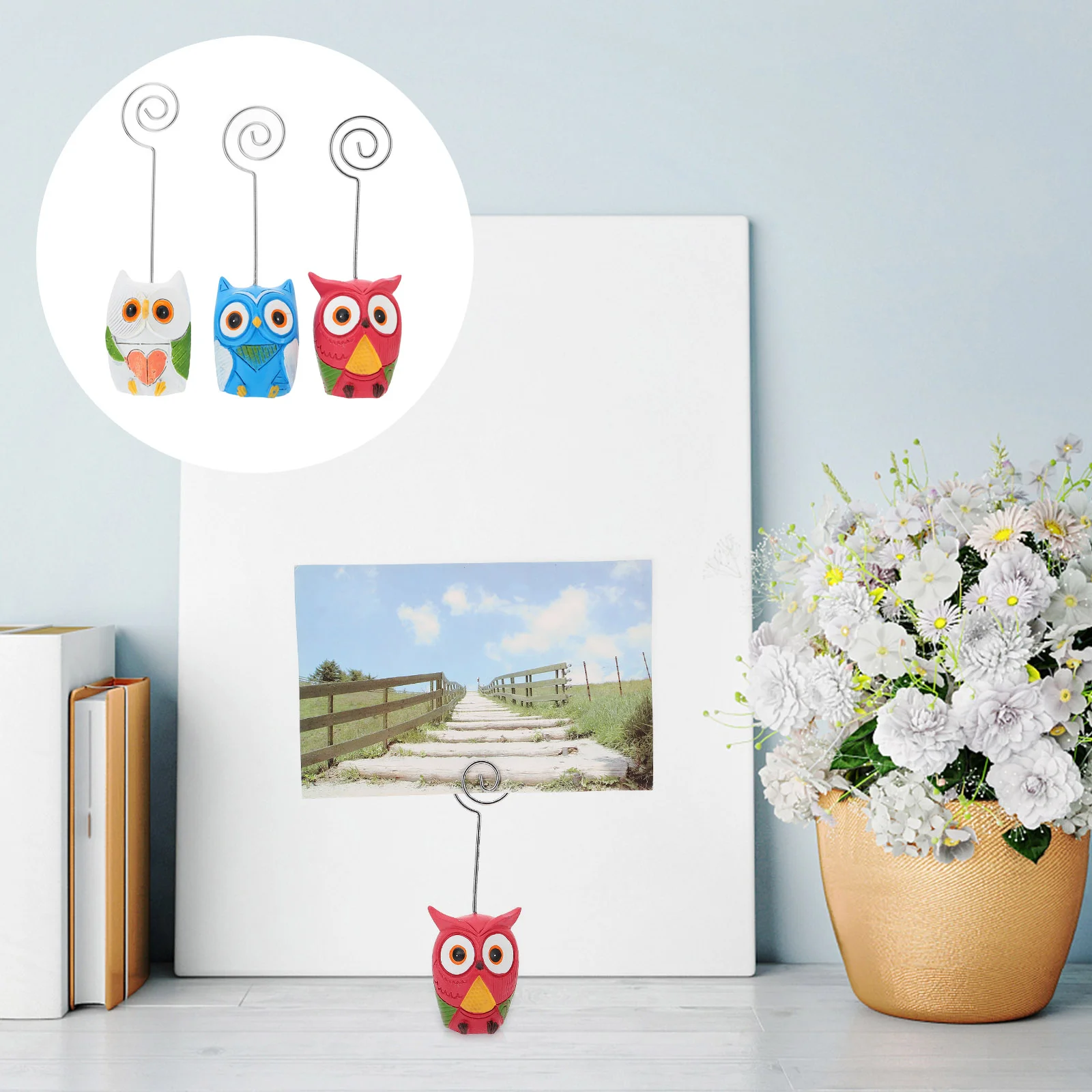 

Table Holder Holdersnumber Wedding Place Picture Numbers Stand Photomemo Stands Clips Menu Clip Reception Tables Sign Owl