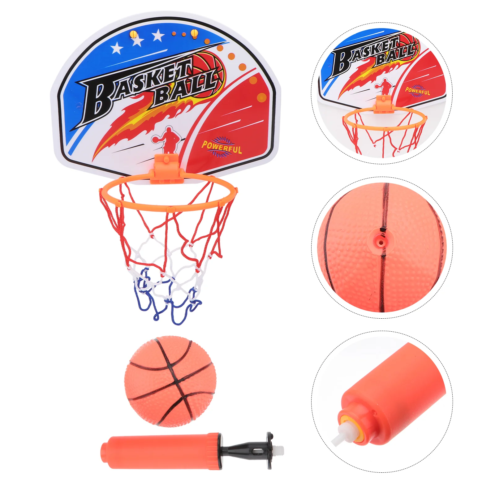 

Basketball Stand Children Toys Indoor Wall Plaything Wall-Mounted Stands Cartoon Hoop Game for Kids