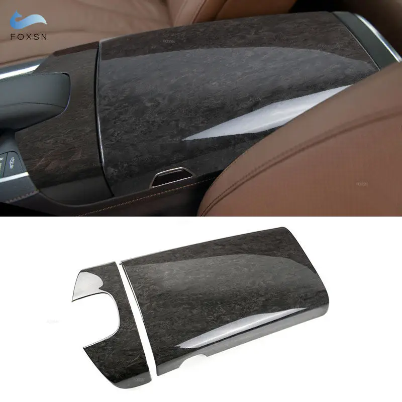 

For Mercedes Benz S Class W222 2014 2015 2016 2017 2018 2019 Car Interior Center Console Lid Armrest Box Protective Cover Trim