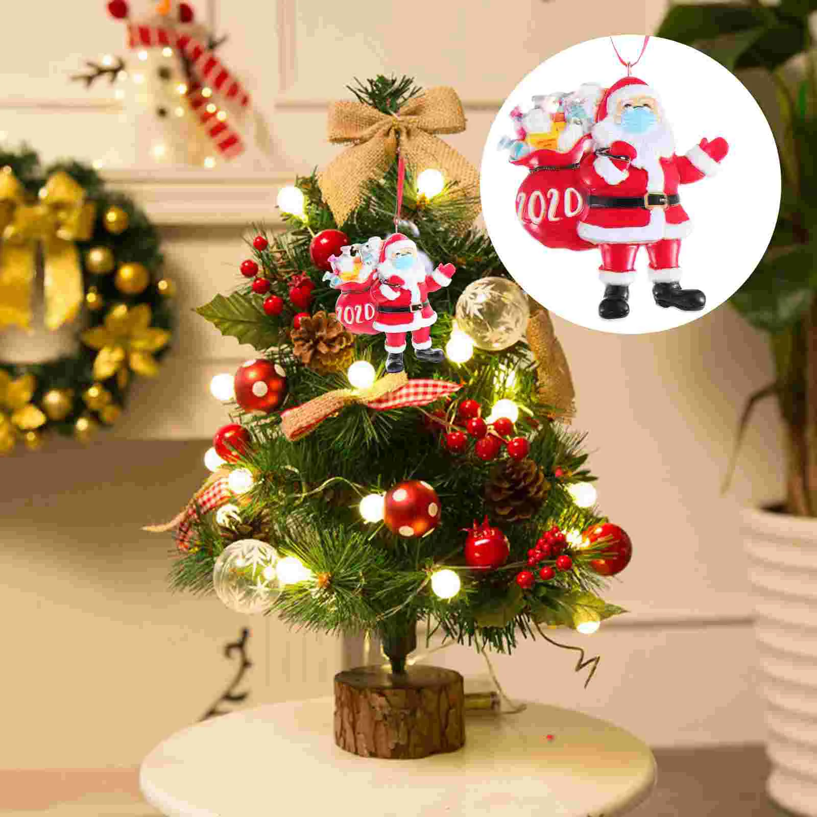 

1 Pc Christmas Tree Hanging Pendant Christmas Survivors Santa Claus Adornment