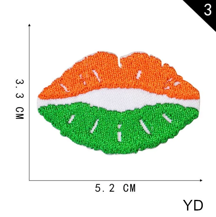 25 Скус 10 шт. модные значки нашивки вышитая одежда шляпа сумка материал для
