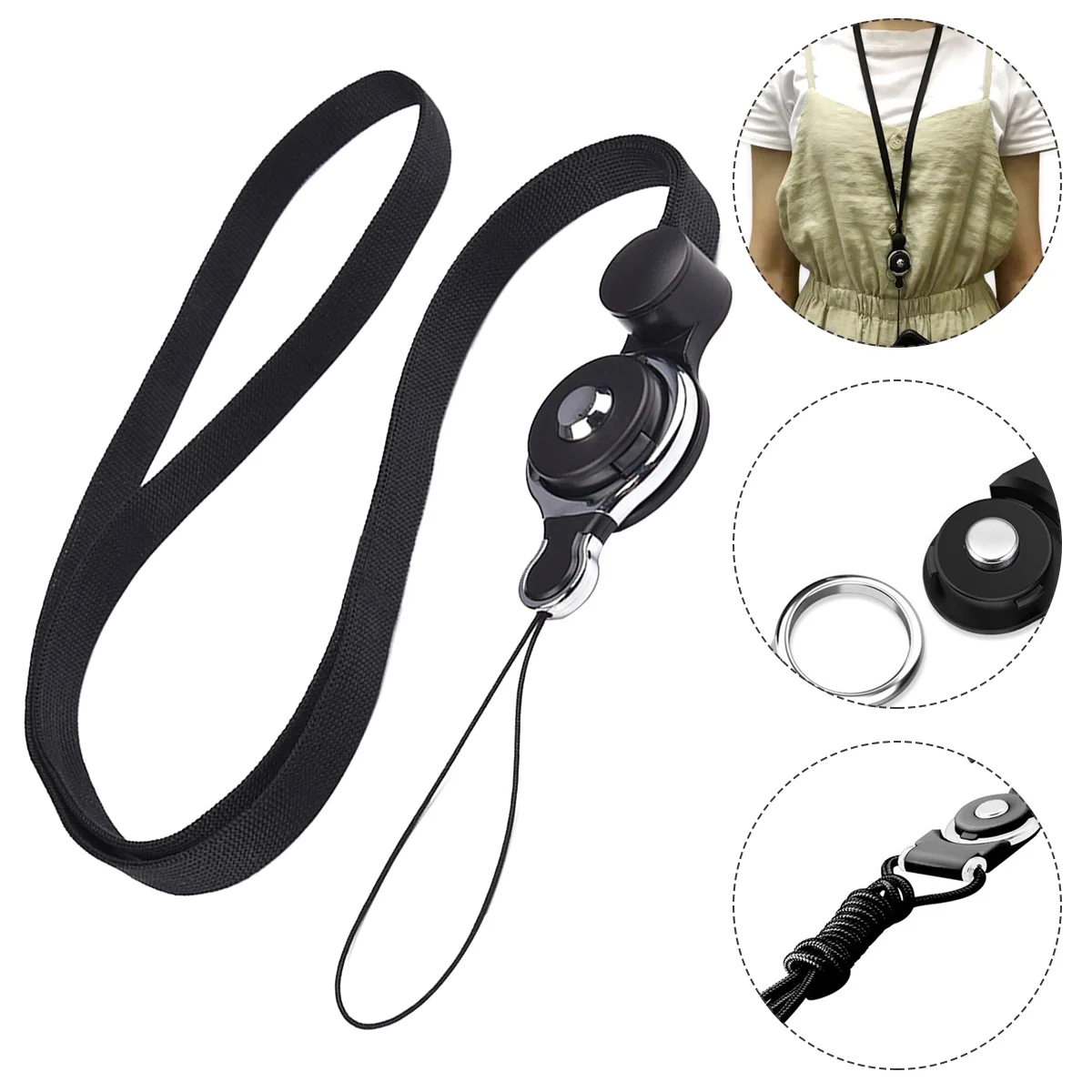 

Lanyard Strap Wrist Camera Phone Hanging Cellphone Neck Wristlet String Keys Hand