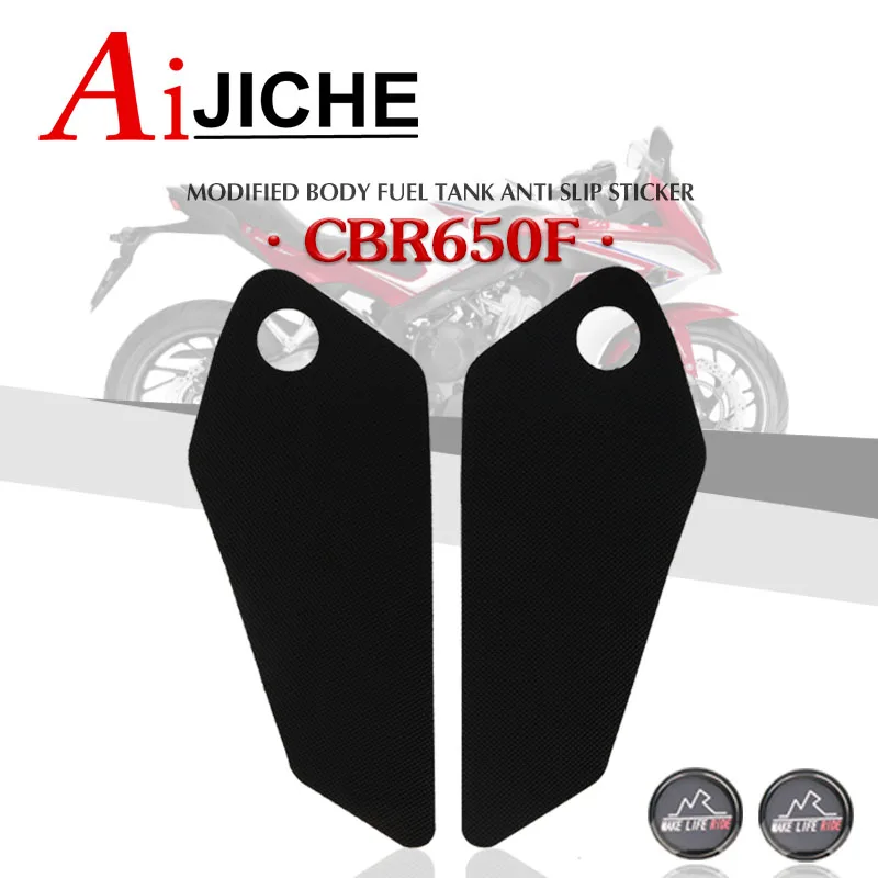 

For HONDA CBR650F CBR 650 CBR650 F 2014-2017 Motorcycle Slip Fuel Tank Pad Sticker Gas Traction Side Knee Grip Protector Decals