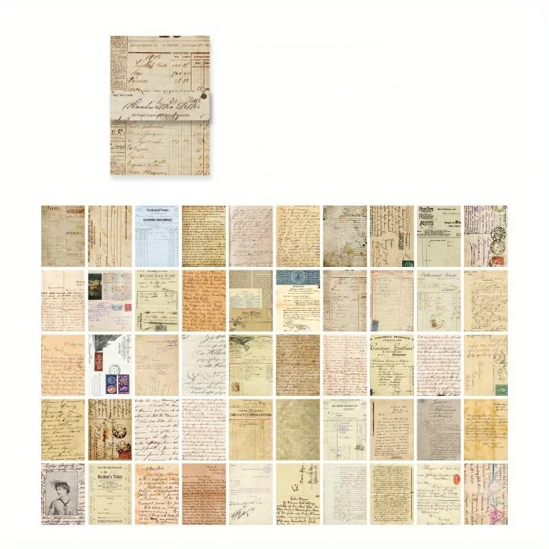 

Винтажная бумага для декупажа 100 листов