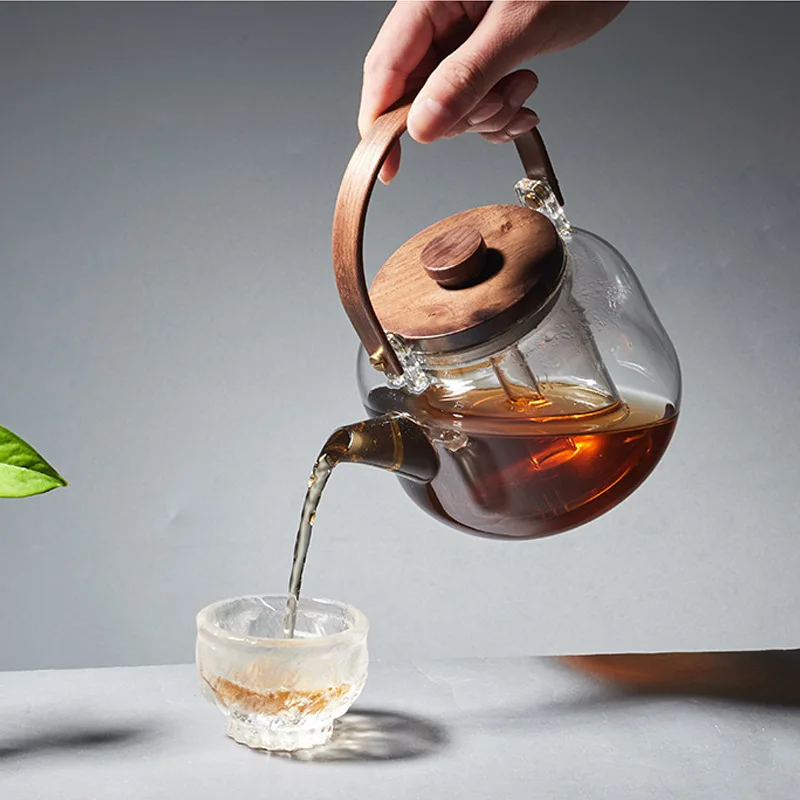 

Dual-Purpose Boiling Water Glass Teapot