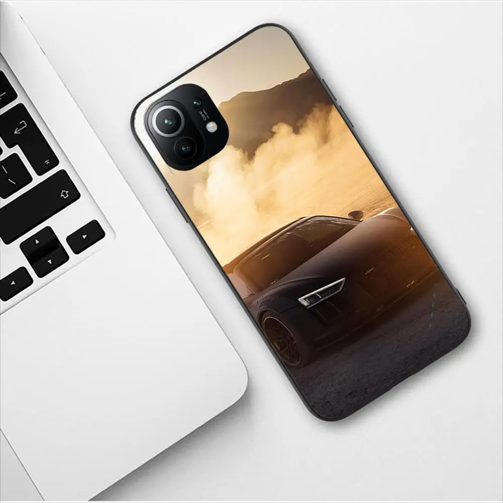 Audi Sports Car LOGO Phone Case For Xiaomi 13 12 11T 9 11 10C 9T 8 9SE 11i Lite Ultra Note10 Poco F3 M4 M3 Pro Black Soft Covers
