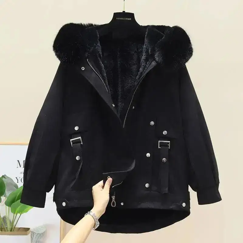 Winter Women's Cold Coat Parkas Super Hot Coats Fur Jacket Hooded Tops Snow Outercoat Cheap Wholesale New