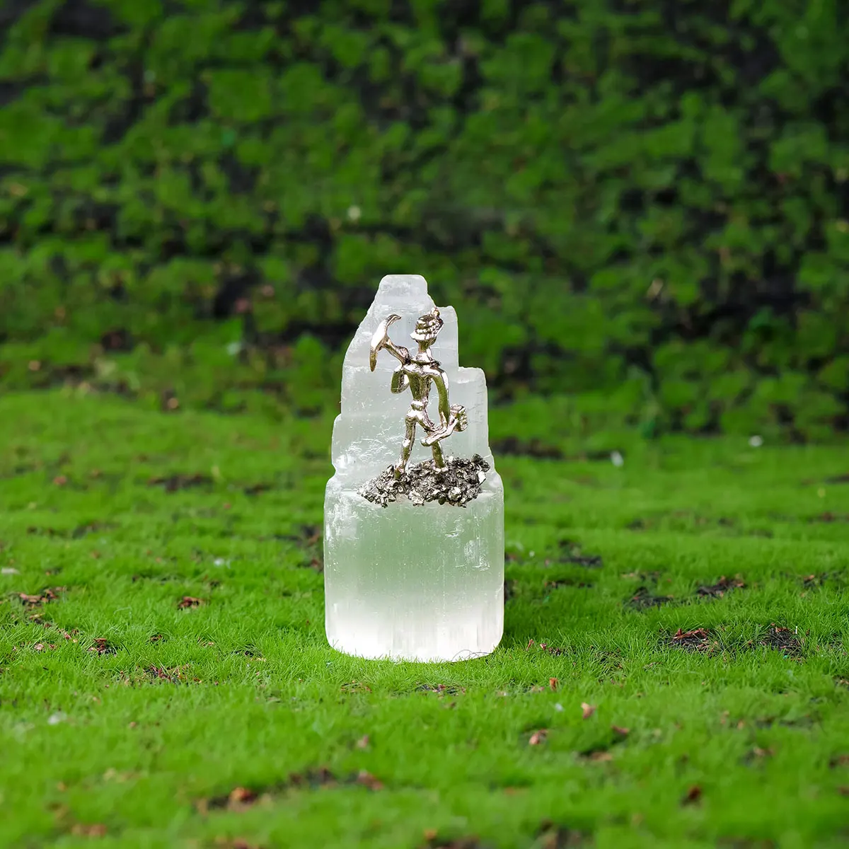 1 Шт. Натуральная Модель Selene Miner Микропейзажное Украшение Необработанный Камень