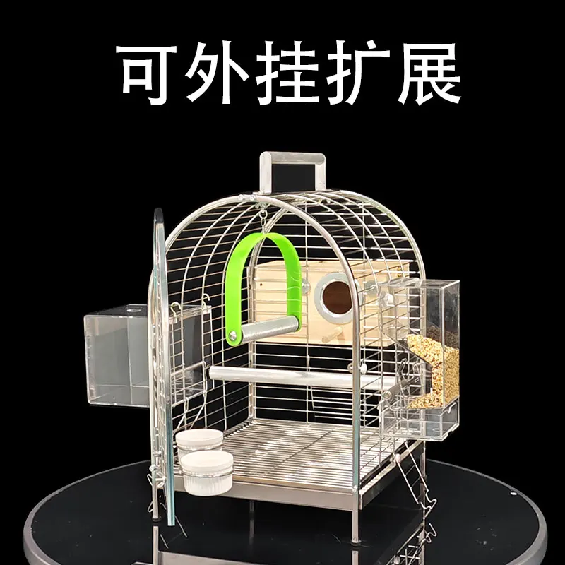 Специальная прогулочная клетка для серого попугая с большой роскошной