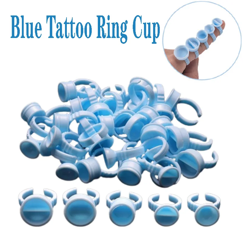 

100 шт./упаковка, Одноразовые Синие татуировки