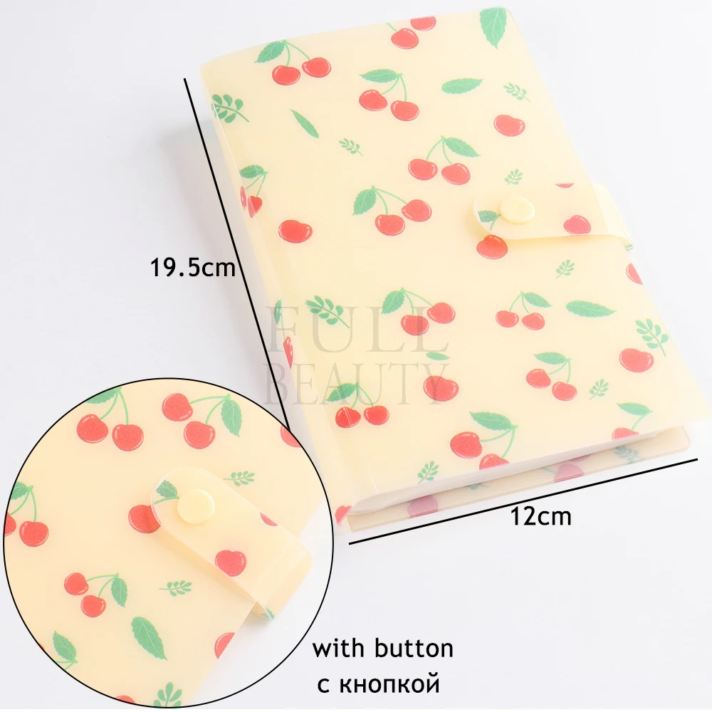 Альбом для наклеек на ногти 120 слотов пустая книжка хранения акриловый