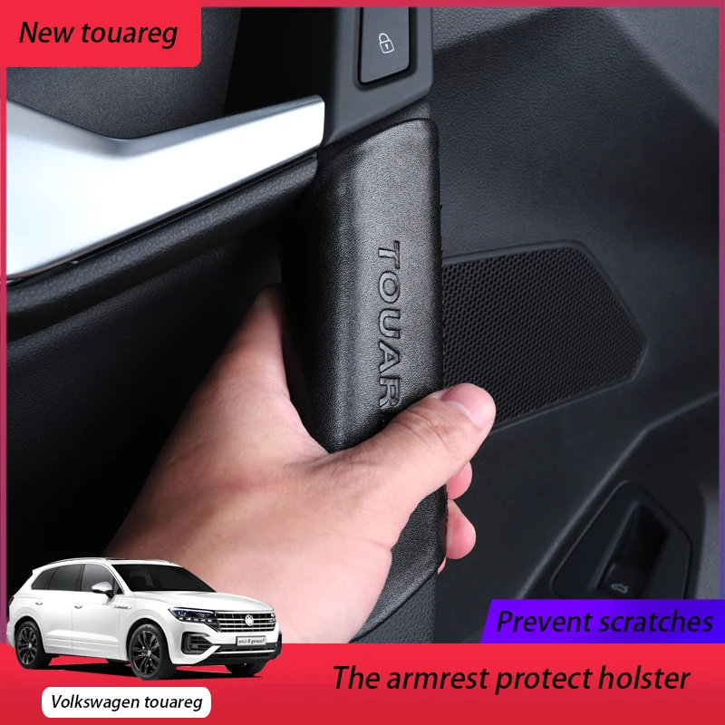 

19-22 new touareg inside the armrest set the handle to protect a holster gloves touareg modified dedicated
