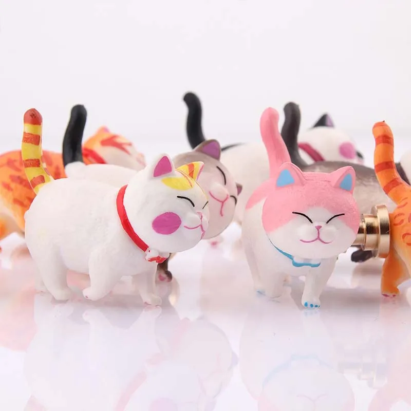 

Children's Room Wardrobe Drawer Handle Anti-collision Color Cartoon Cabinet Door Handle Tatami Kitchen Cabinet Kitten Handles