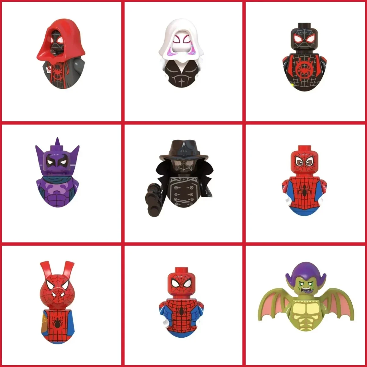 WM6052 Майлз Моралес Гвен Стейси строительные блоки герой аниме кирпичи куклы