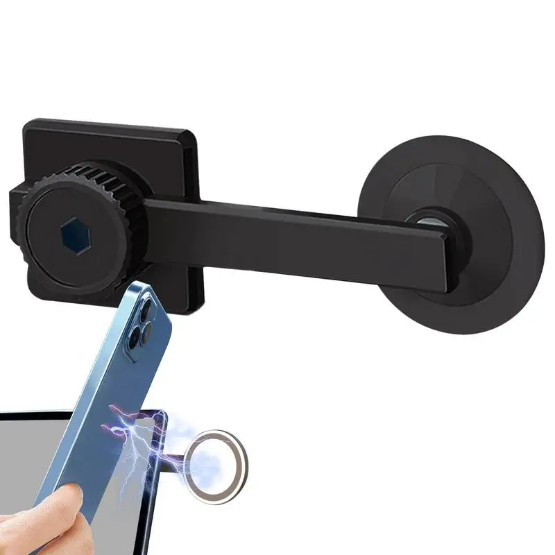 

Magnetic Car Phone Holder For Tesla Model 3/Y/X/S For Magnetic Phone 14 13 12 Metal Expansion Bracket Laptop Screen Side Mount