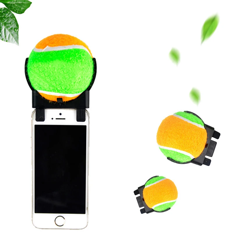 

Pet Selfie Artifact Dog Look at the Camera Attract Toys Taking Pictures with Phone Holder Photography Props Ball for Puppy Cats