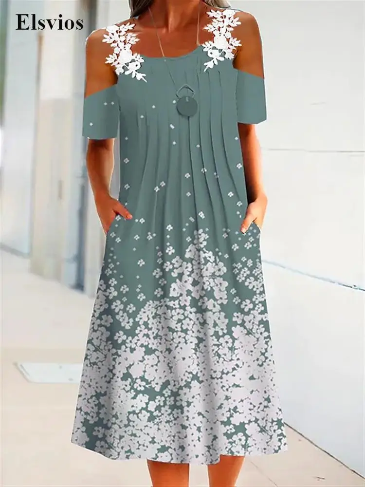 

Платье-пуловер женское Плиссированное с круглым вырезом, элегантный пикантный модный Свободный Повседневный Сарафан средней длины с цвето...