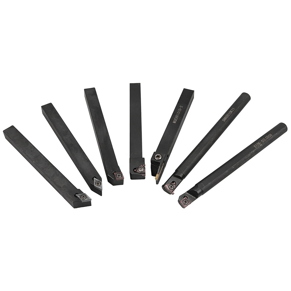 

For Machining Induction Turning Tool Holder Shank With Carbide Inserts Wrench 10mm Boring Bar DIY Set Metal Steel