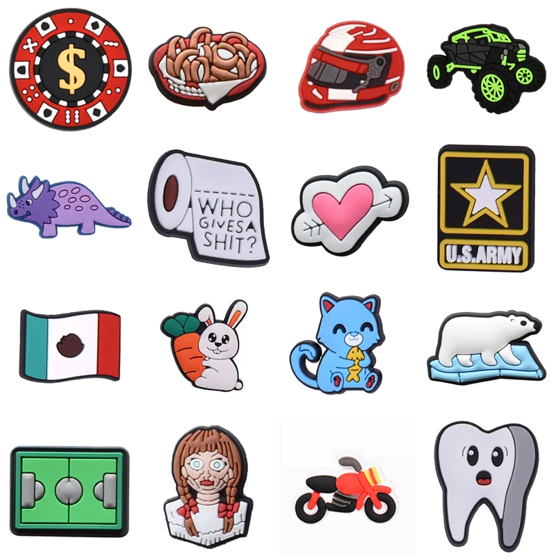 

Women Charm Shoe Charms Accessories Decorations PVC Buckle Decorations for Crocs Wholesale Bulk Gifts Pins Shoes Accessories