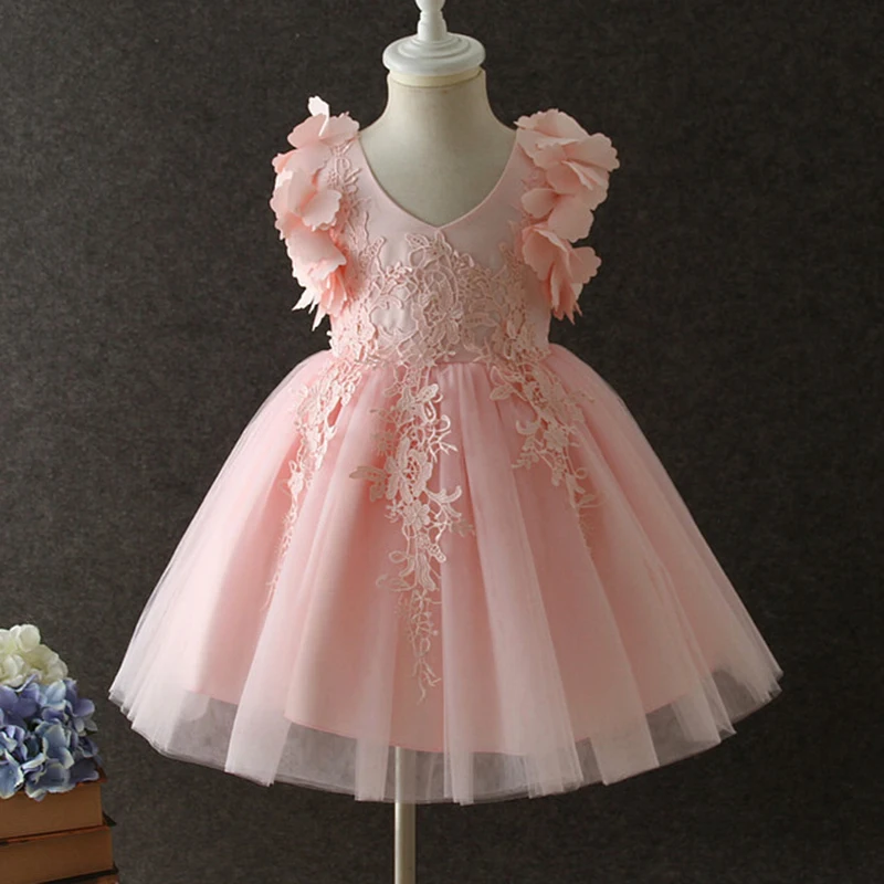 

High Quality Flower Girl Dress for Girls Clothes Wedding Party Kids Prom Gown Dress Flower Tutu Gown Children's Princess Dresses
