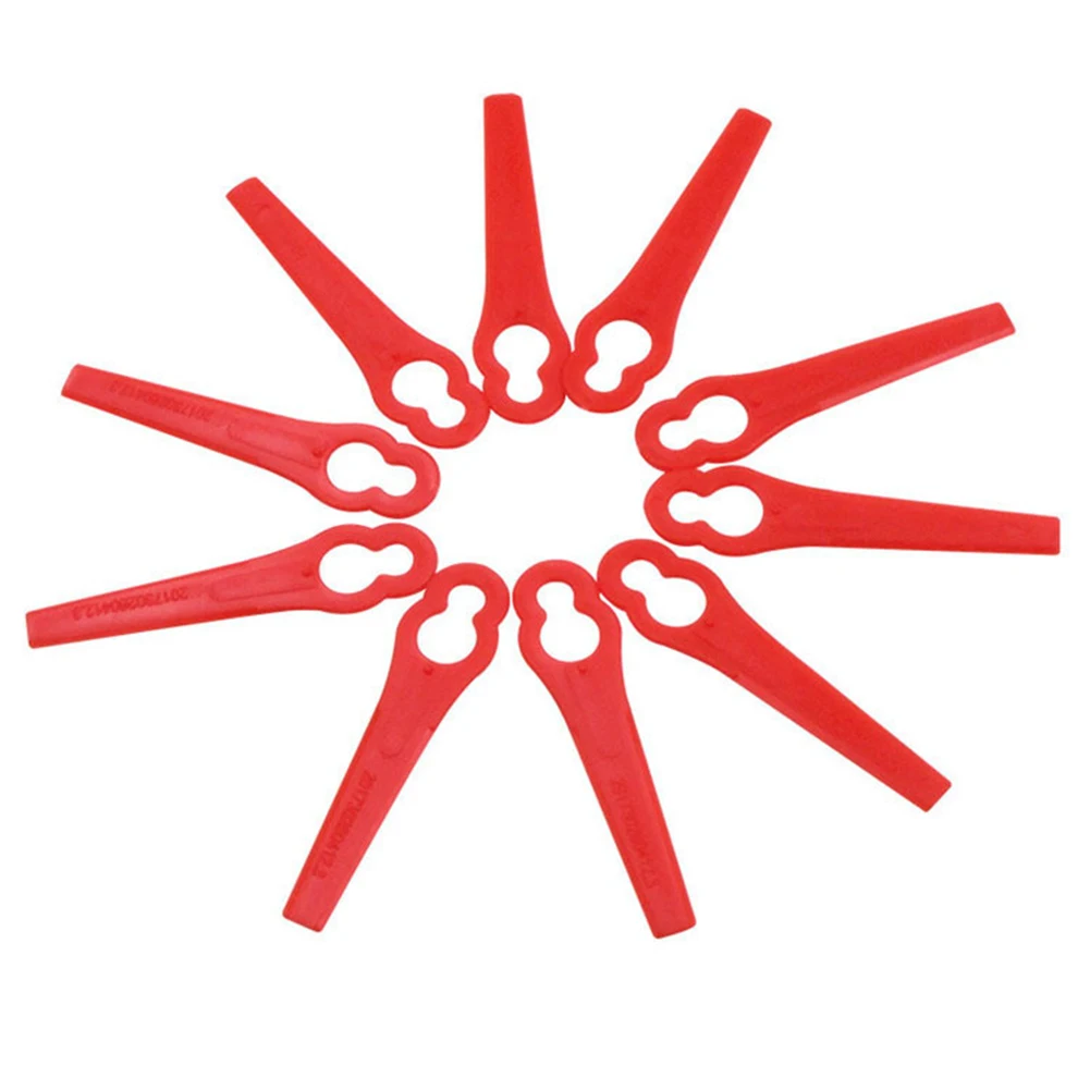 

30pcs Grass Trimmer Strimmer Plastic Blade Lawn Mower Gourd-shaped Garden Grass Brush Cutter Tools for Ferrex Aldi FAR 20-1 9769