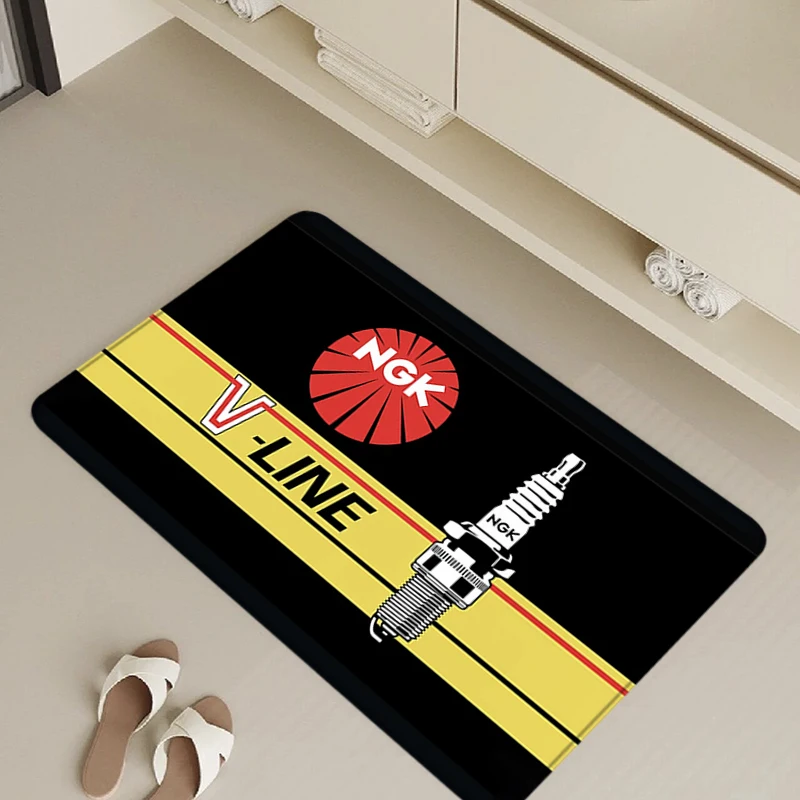 

House Entrance Mat for NGK Spark Plugs Living Room Carpets Custom Home decors Rugs Kitchen Carpet Bath Footrugs Bathroom Doormat