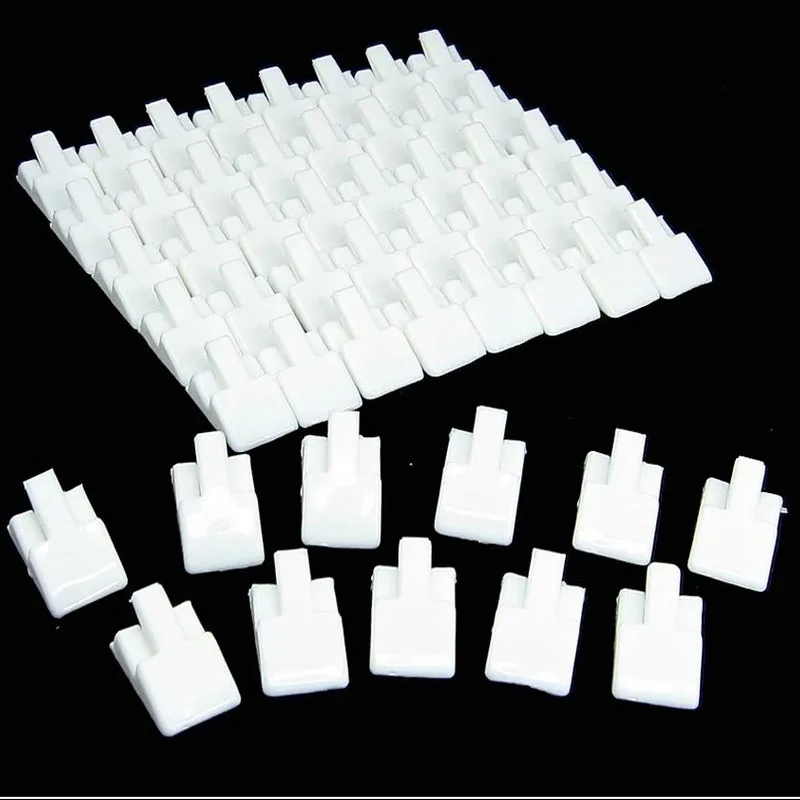 Wholesale Simple Multicolor Plastic Ring Display Rack Storage Organizer Shelf Ring Decoration Clip Stand Packaging Prop Showcas