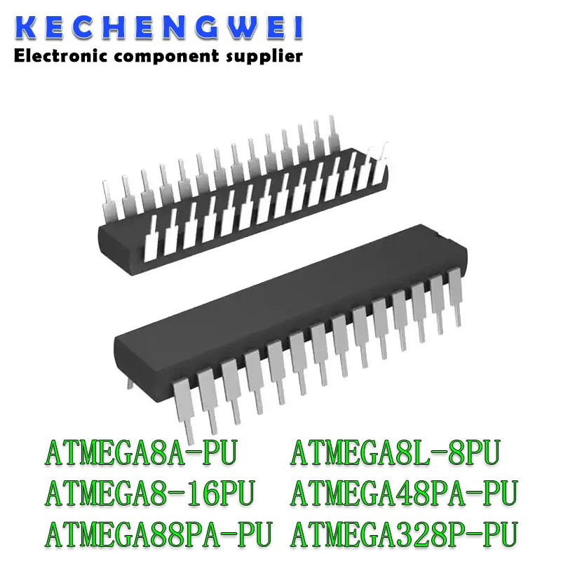 

1pcs/lot ATMEGA8A-PU ATMEGA48PA ATMEGA8L-8PU ATMEGA8-16PU ATMEGA48PA-PU ATMEGA88PA-PU ATMEGA328P-PU ATMEGA328P DIP-28 In Stock