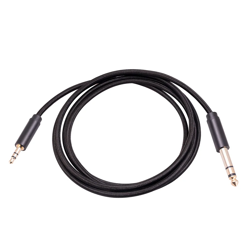 

3.5mm To 6.35mm Stereo TRS Audio Cable 10FT 3Meters For Guitars Mixer Amplifiers MP3 Player Laptop Computer Mobile Phone