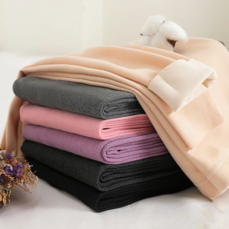 Autumn pants Women's plush thickened leggings  thin flannelette pants inside double thread pants Warm pants winter
