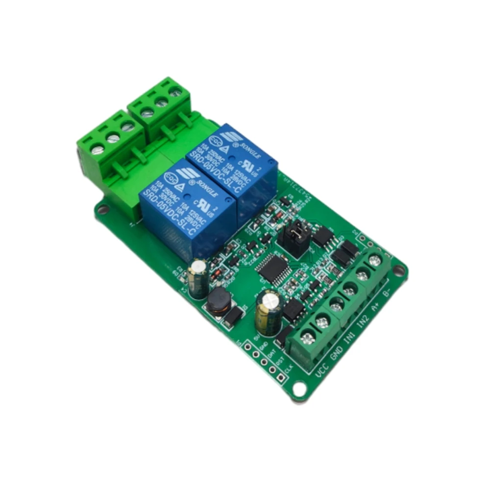 Релейный модуль Φ Modbus RTU 1/2/4 каналов поддерживает интерфейсы RS485/TTL DC7-24V с релейным
