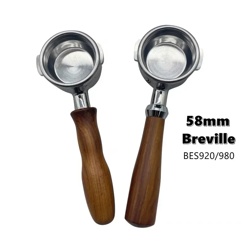 58 мм кофейный бездничный чистый портативный фильтр корзина Подходит для Breville